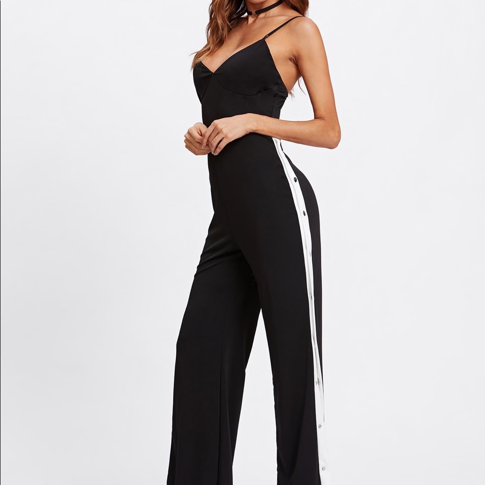 Athletic pants jumpsuit